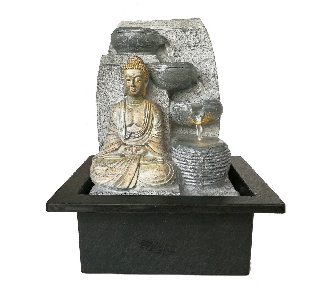 Dehner Zimmerbrunnen Steine mit LED, 25 günstig online kaufen