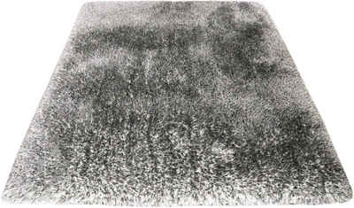 Hochflor-Teppich Lasse, Leonique, rechteckig, Höhe: 76 mm, Mikrofaser, Shaggy-Look, meliertes Garn