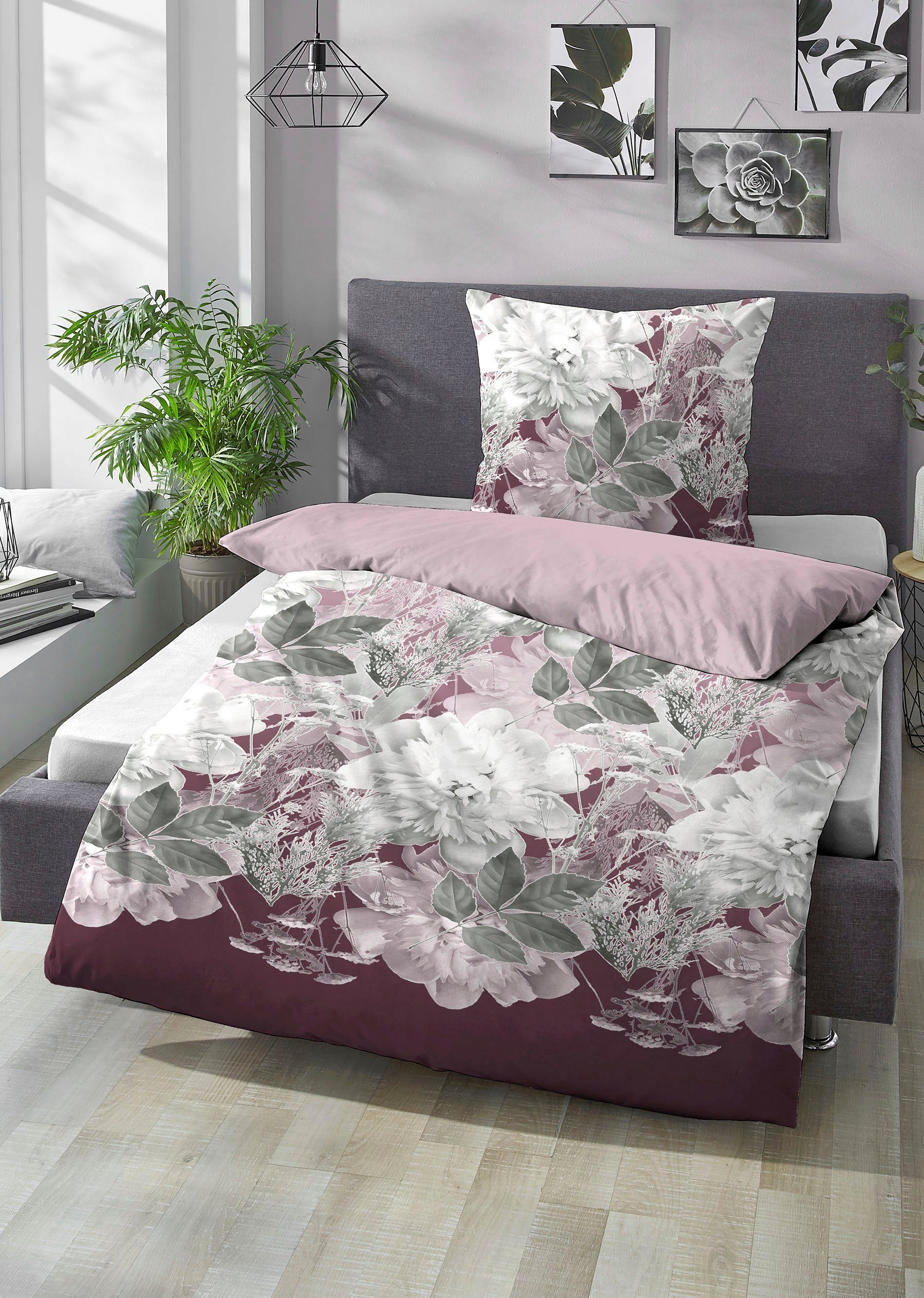 Castell - Markenbettwäsche Bettwäsche Lio, Fleece, 2 teilig, absolut flausc günstig online kaufen