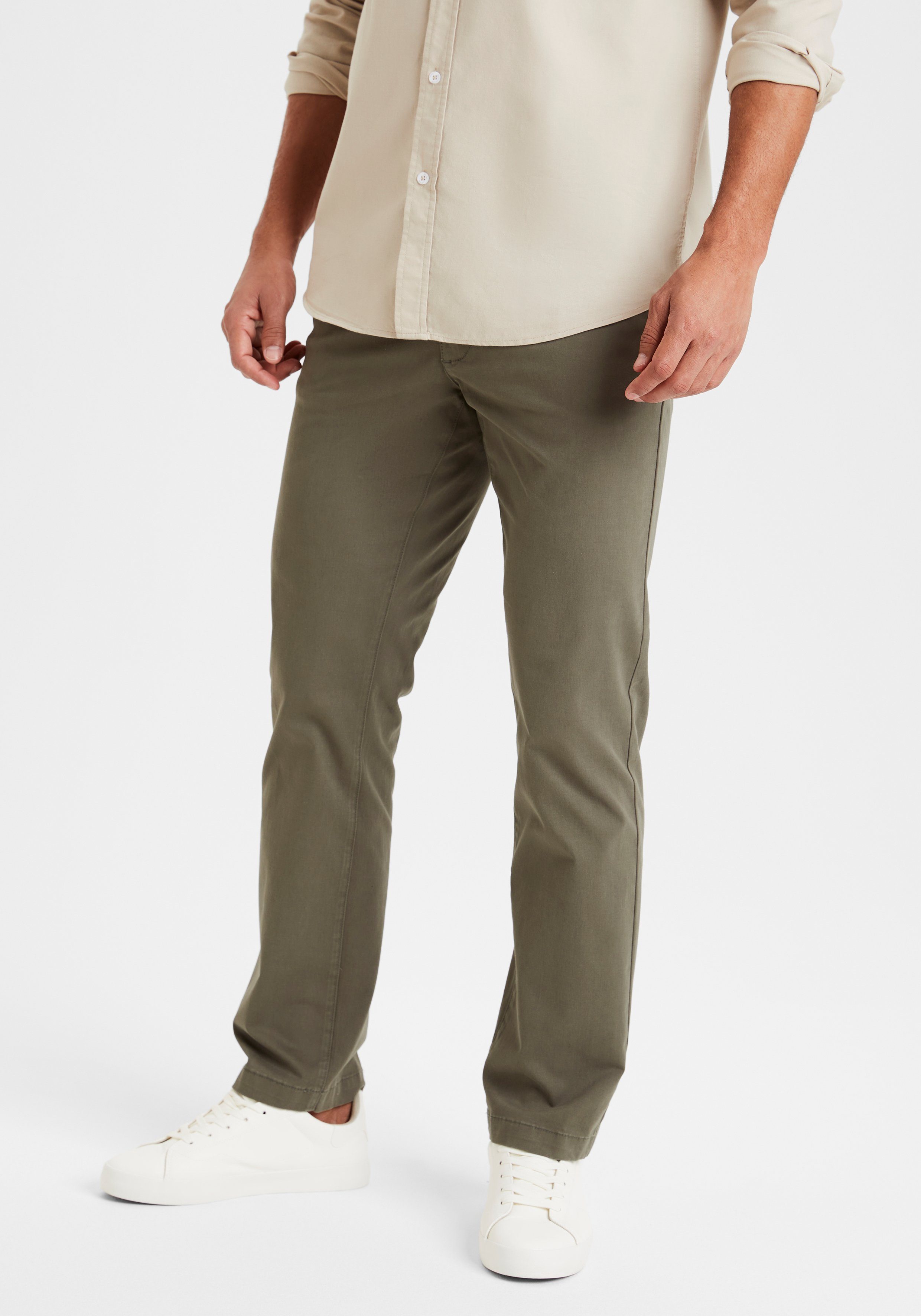 H.I.S Chinohose regular-fit lange Hose, aus elastischer Baumwoll-Qualität