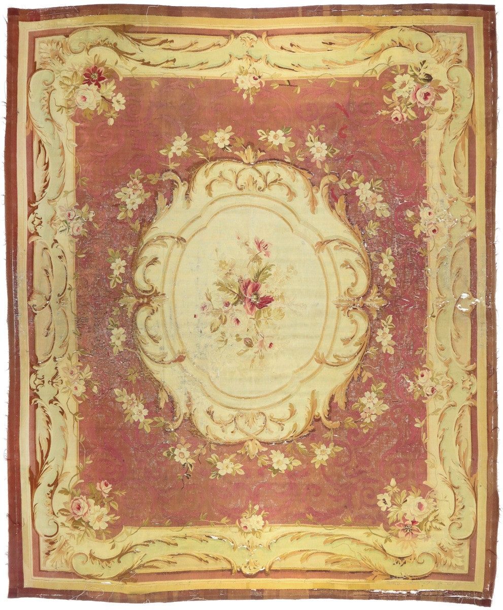 Carpet Avenue Teppich Aubusson Antik 410x325, Rechteck, Höhe: 4 mm