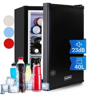 Klarstein Table Top Kühlschrank HEA-HappyHour-42Blk 10035247A, 53.5 cm hoch, 40 cm breit, Hausbar Minikühlschrank ohne Gefrierfach Getränkekühlschrank klein