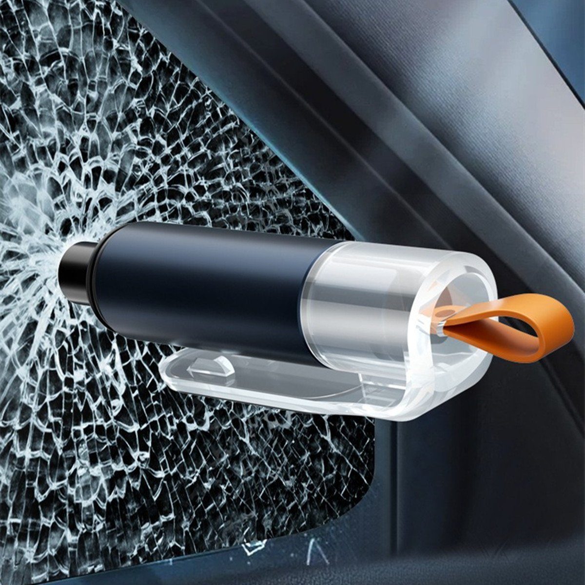 Sicherer Hammer-Glasbrecher, Auto-Notfall-2-in-1-Fensterbrecher und
