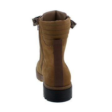 Waldläufer H-Bonny, Bootie, camel-LS honig/schw., Schnür. und Reißverschl., Wei Reißverschlussstiefel