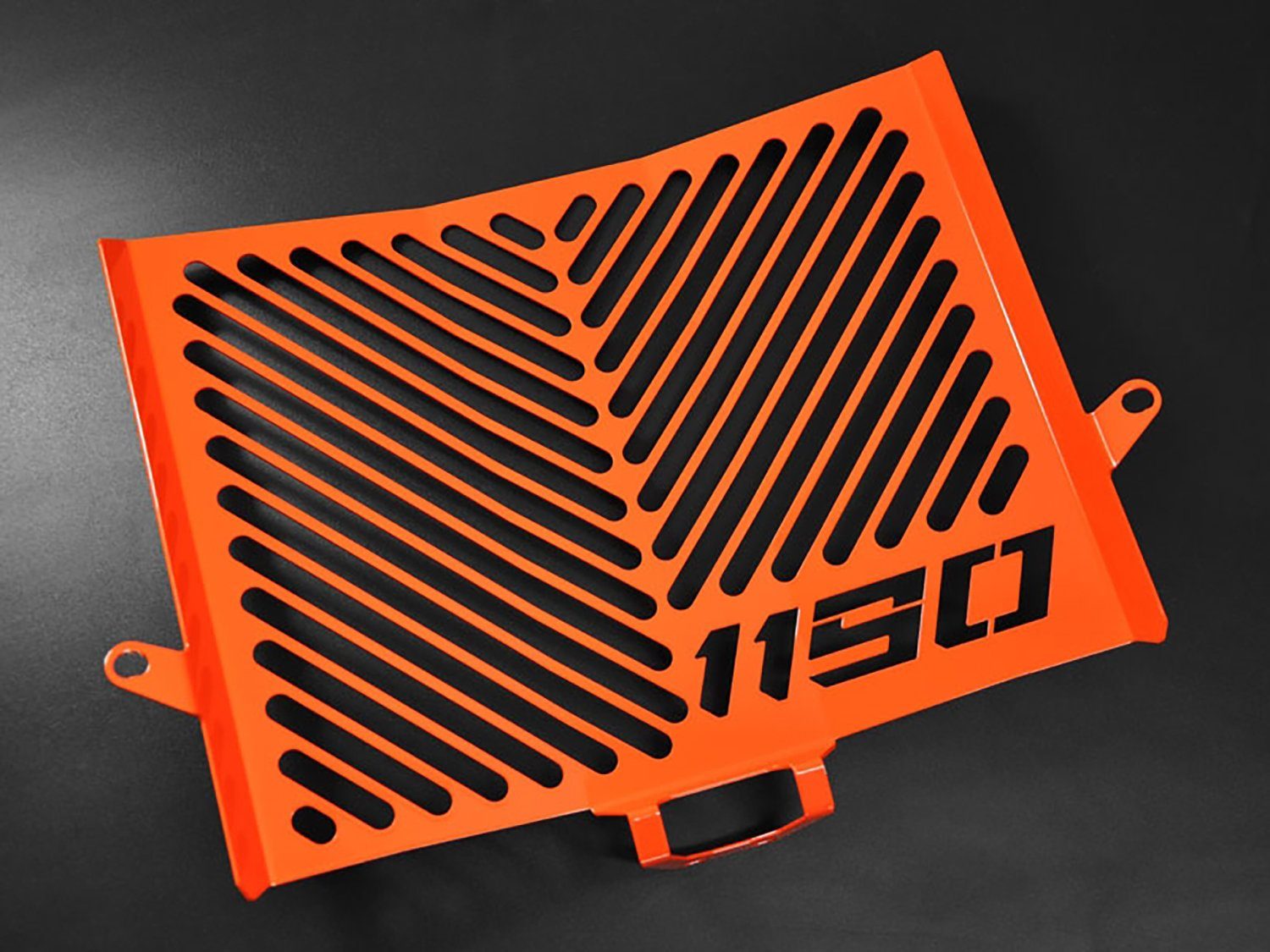 ZIEGER Motorrad-Additiv Kühlerabdeckung für KTM 1190 Adventure / R Logo orange, Motorradkühlerabdeckung