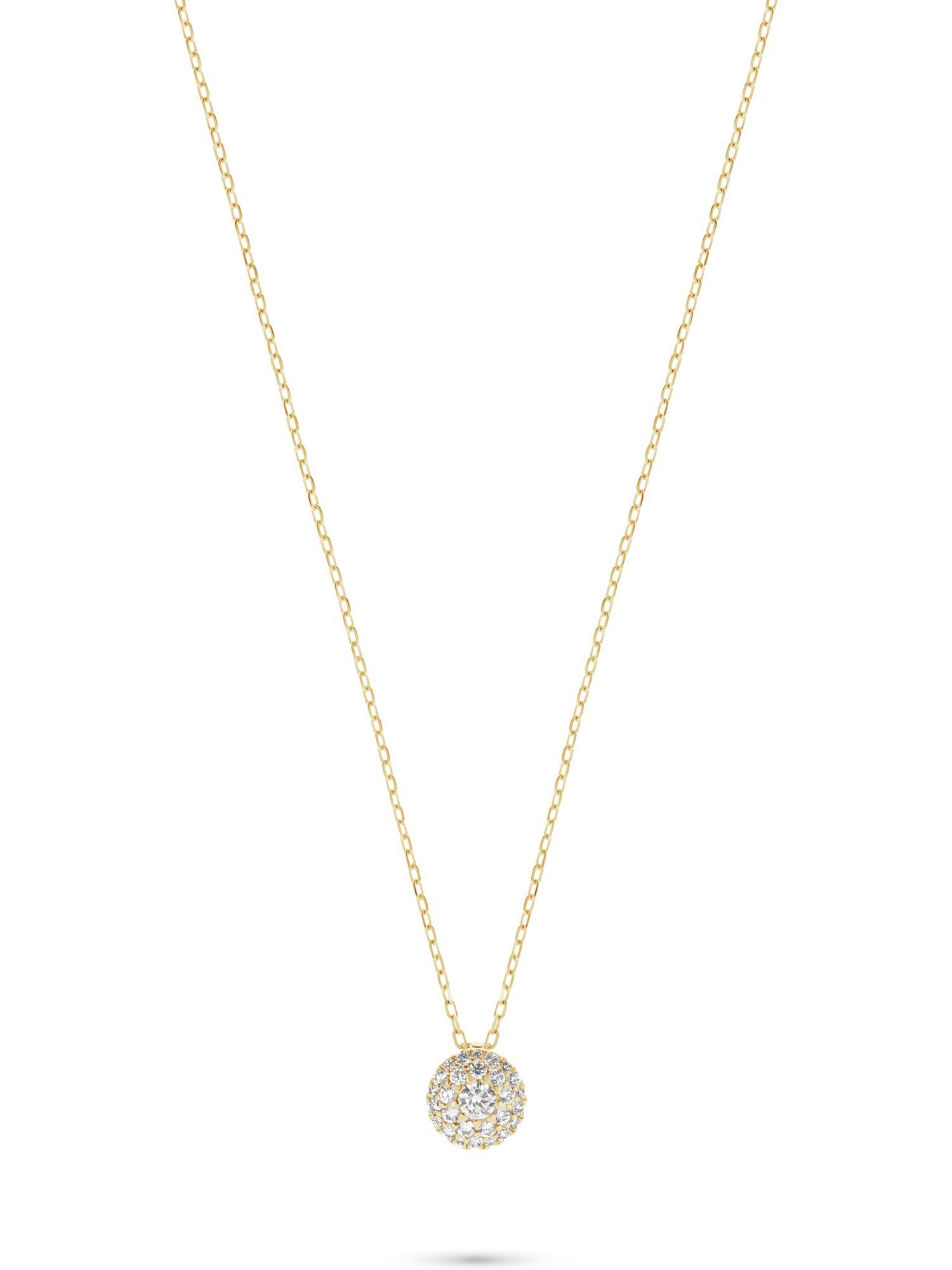 Collier CHRIST Damen-Kette 1 Diamant