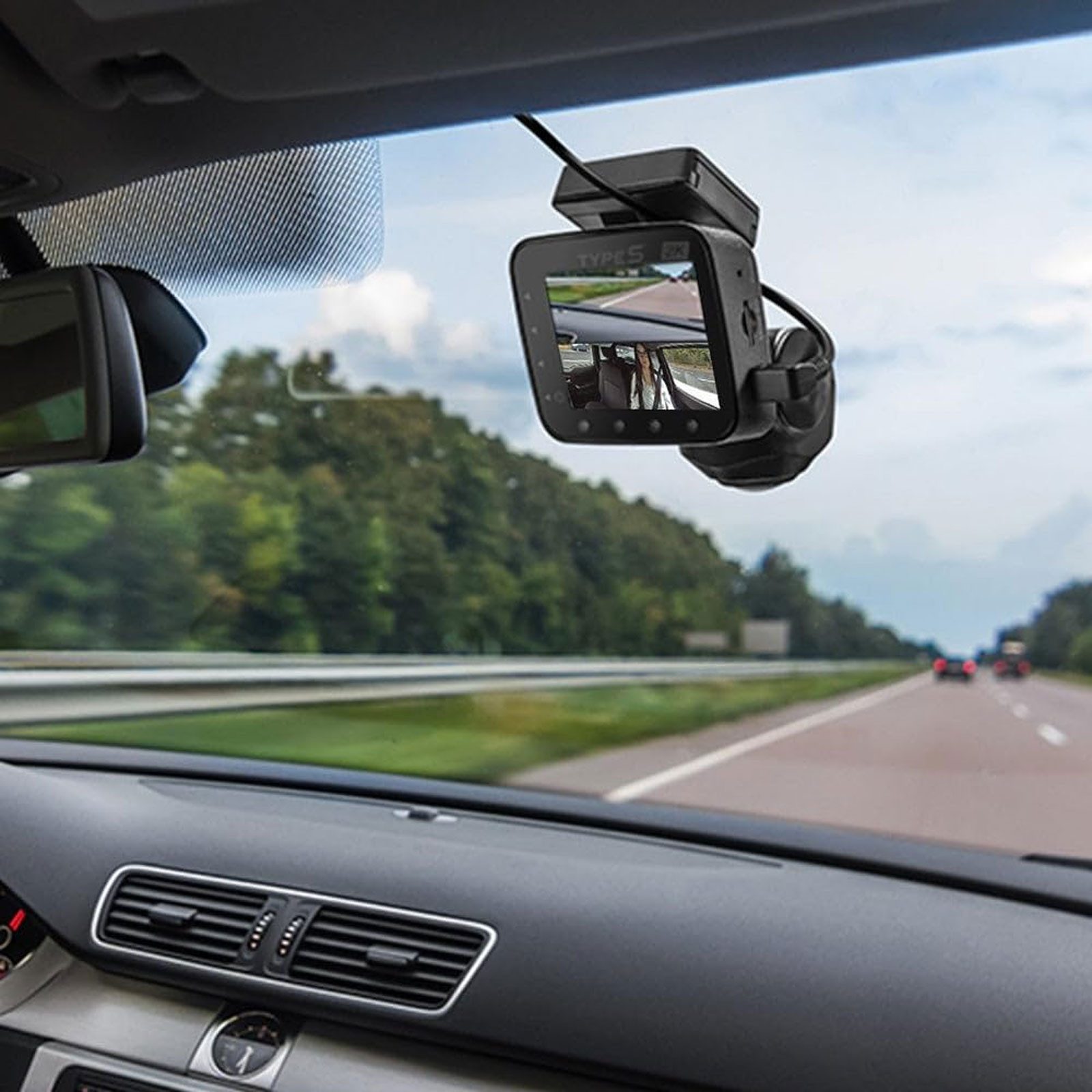 Type S 360 Pro Dashcam (Dashcam 360 Grad Rundumsicht, App Steuerung)