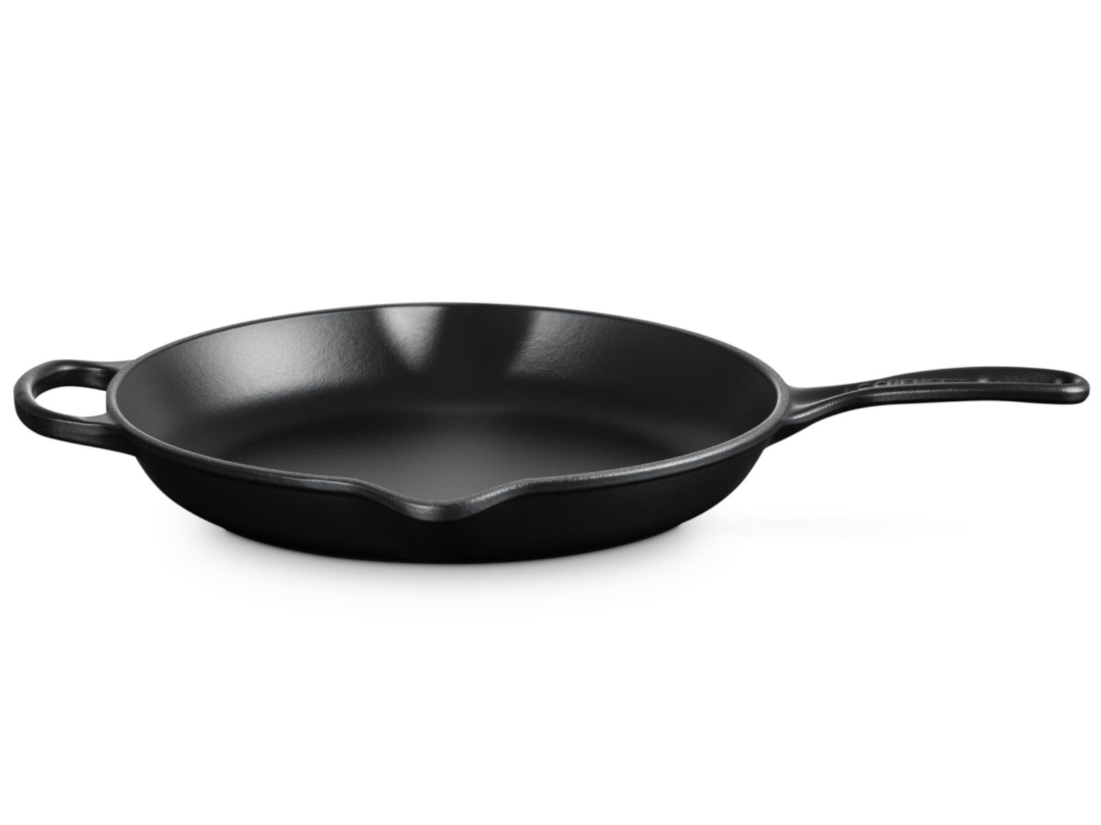 LE CREUSET Bratpfanne Brat- und Servierpfanne Signature rund schwarz matt 30cm