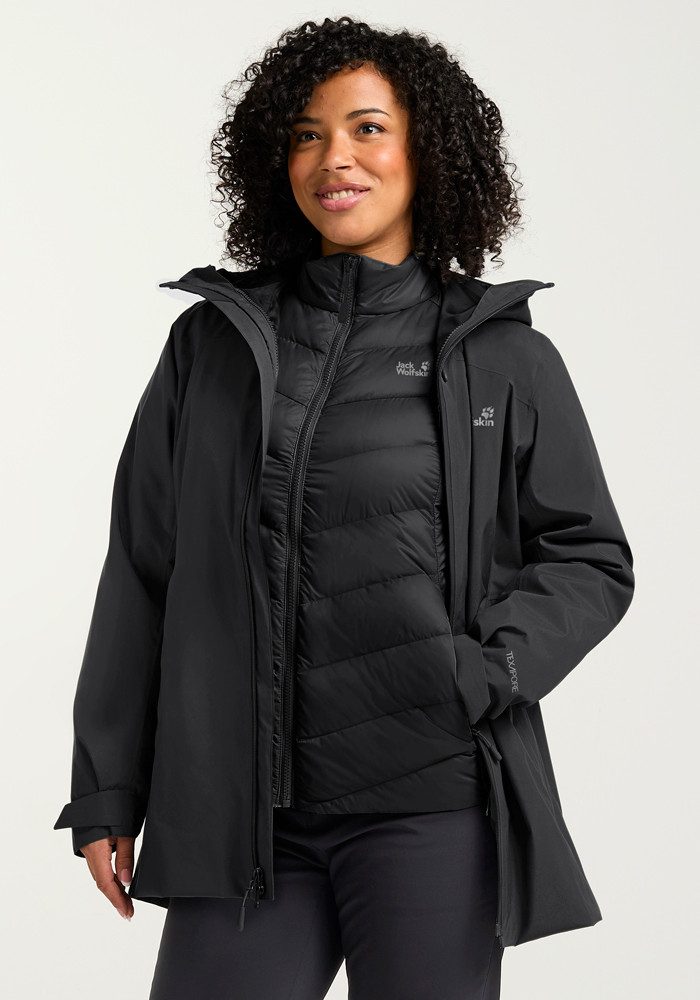 Jack Wolfskin 3-in-1-Funktionsjacke ICECAPE 3IN1 DOWN JKT W RDS günstig online kaufen