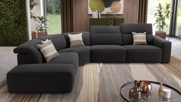 Sofanella Wohnlandschaft Wohnlandschaft LENOLA Stoffgarnitur Sofalandschaft Ecksofa