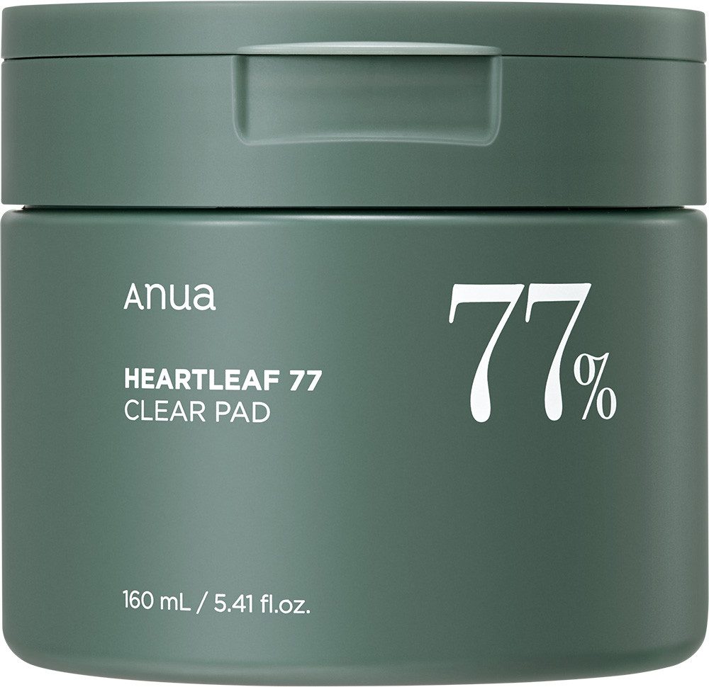 Anua Toner HEARTLEAF 77% CLEAR PAD, entzündungshemmende + beruhigende Wirkung