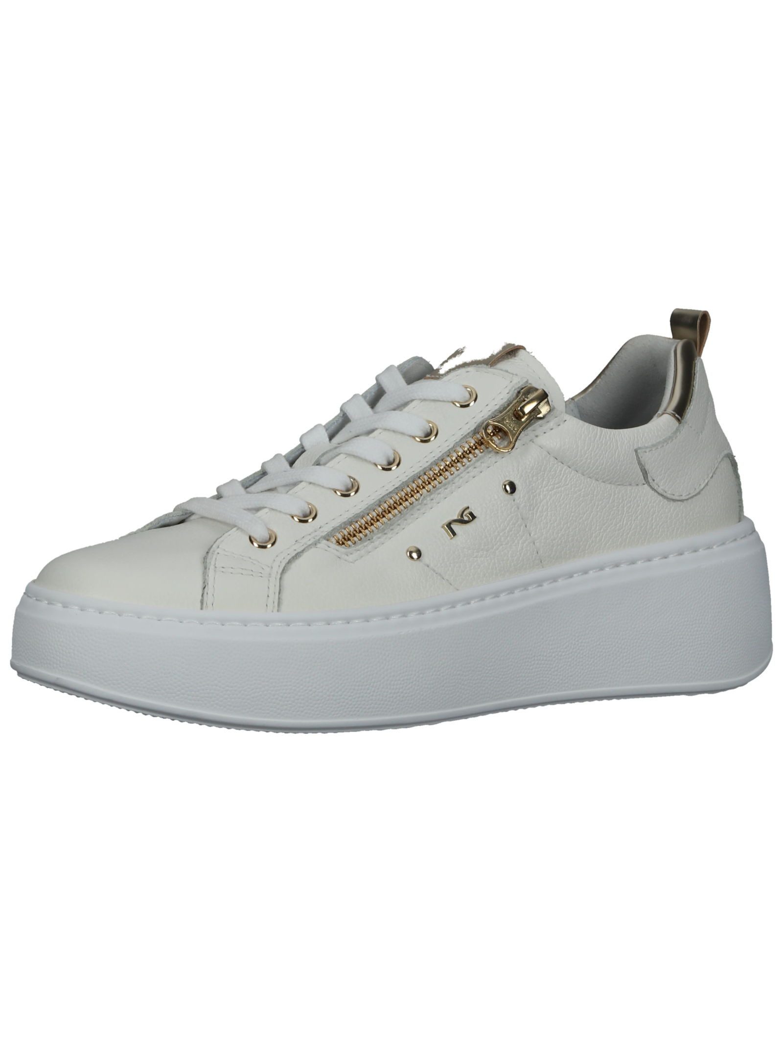 Sneaker Leder Plateausneaker