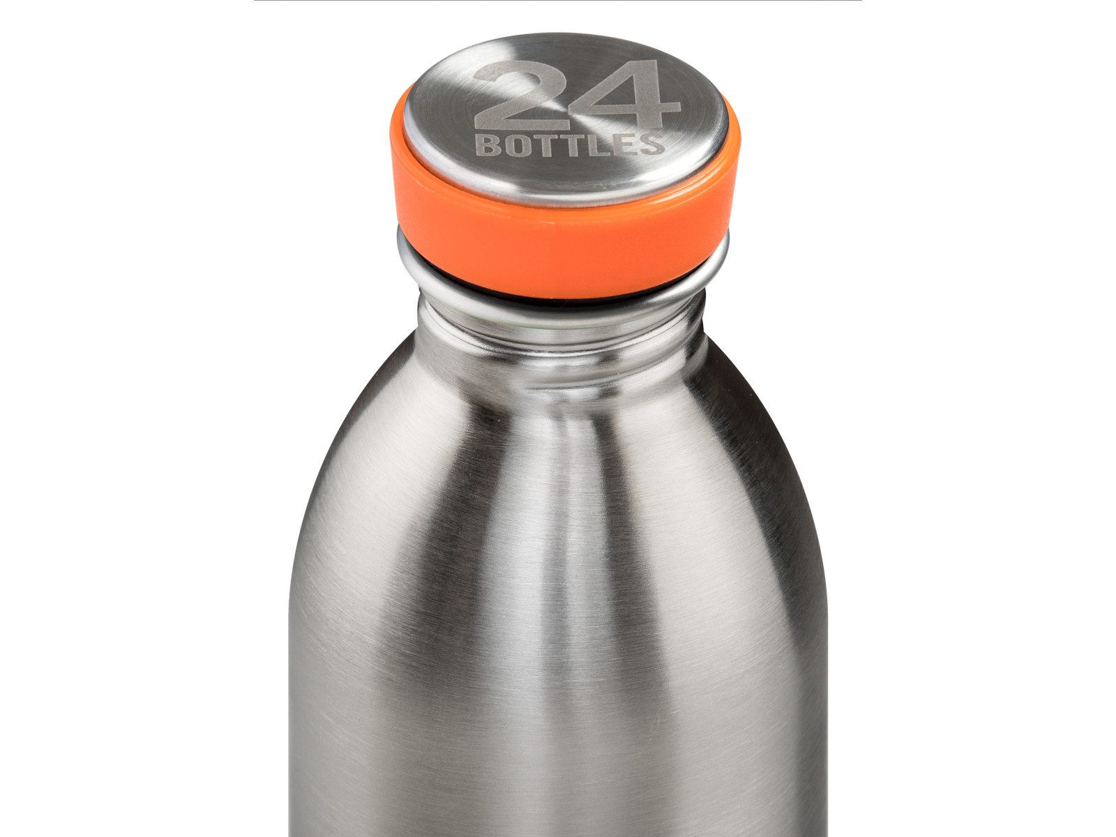 24 Bottles Trinkflasche Urban Bottle Brushed Steel 500ml