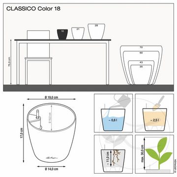 Lechuza® Pflanzkübel Classico Color 18 sandbraun Blumengefäß (1 St)