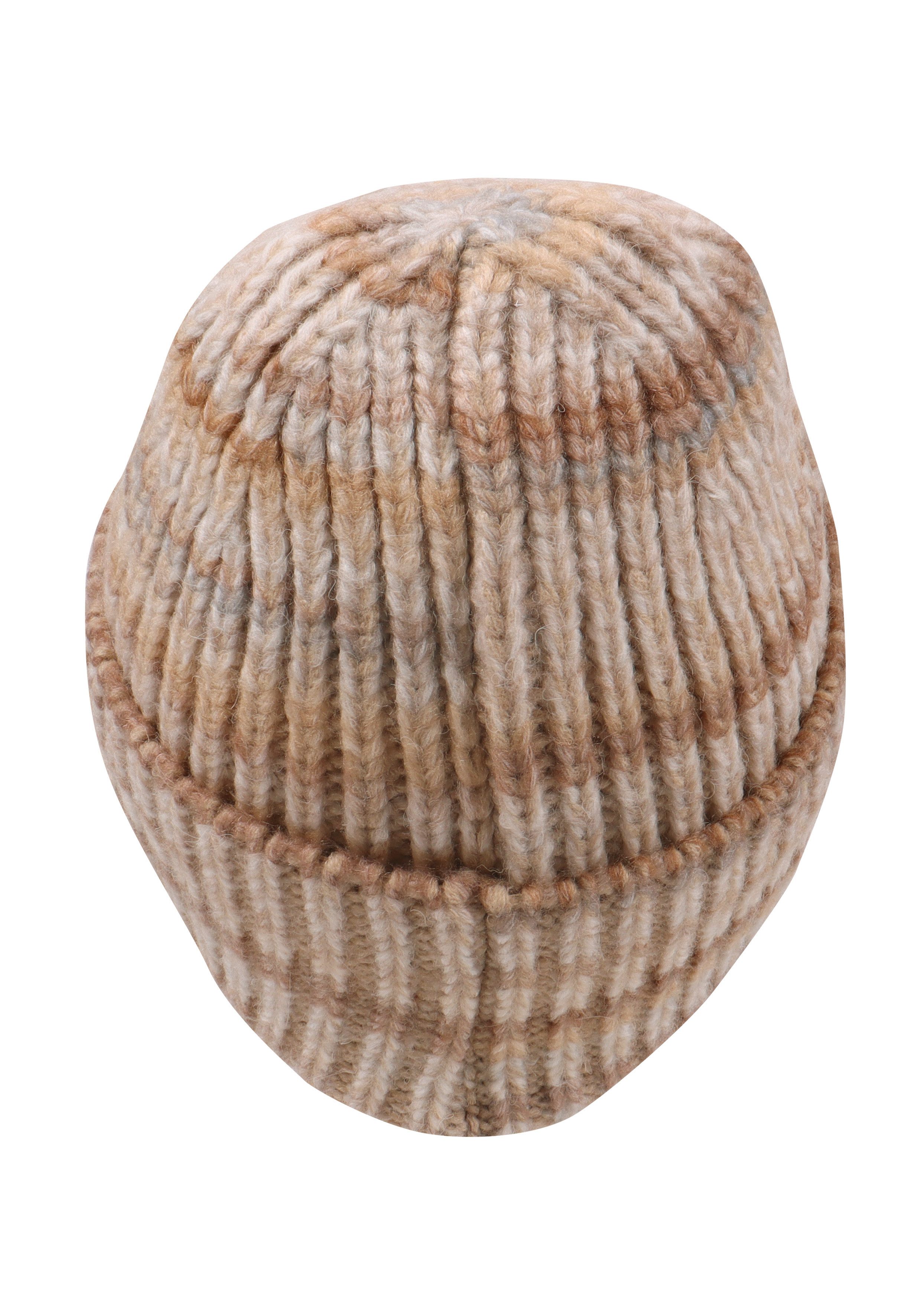 Capelli New York Beanie (Packung) mit Farbverlauf, Rippstrick, Wollanteil, wärmend – Bild 4 von 4