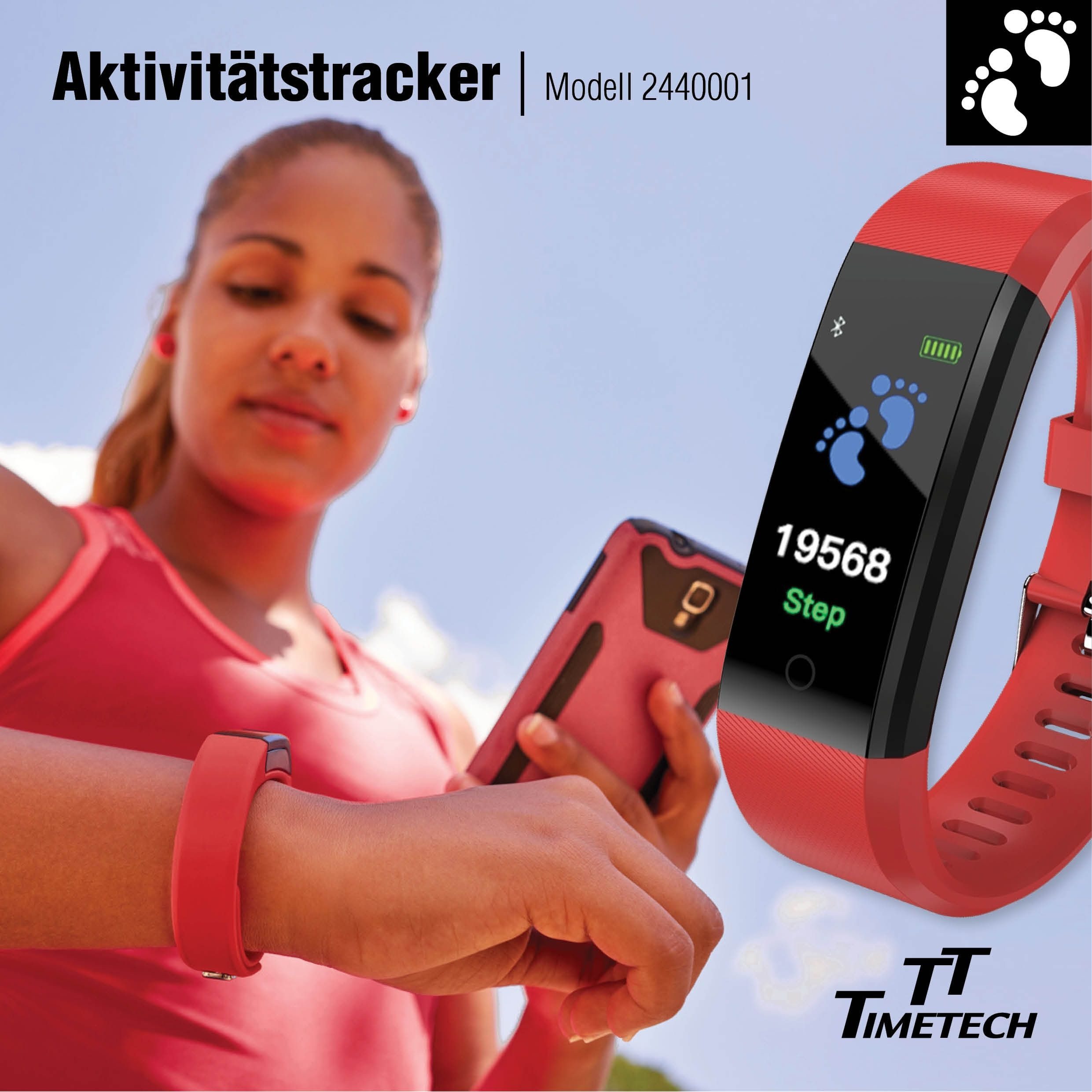 TT TIMETECH Quarzuhr TT0003 TimeTech Fitnesstracker