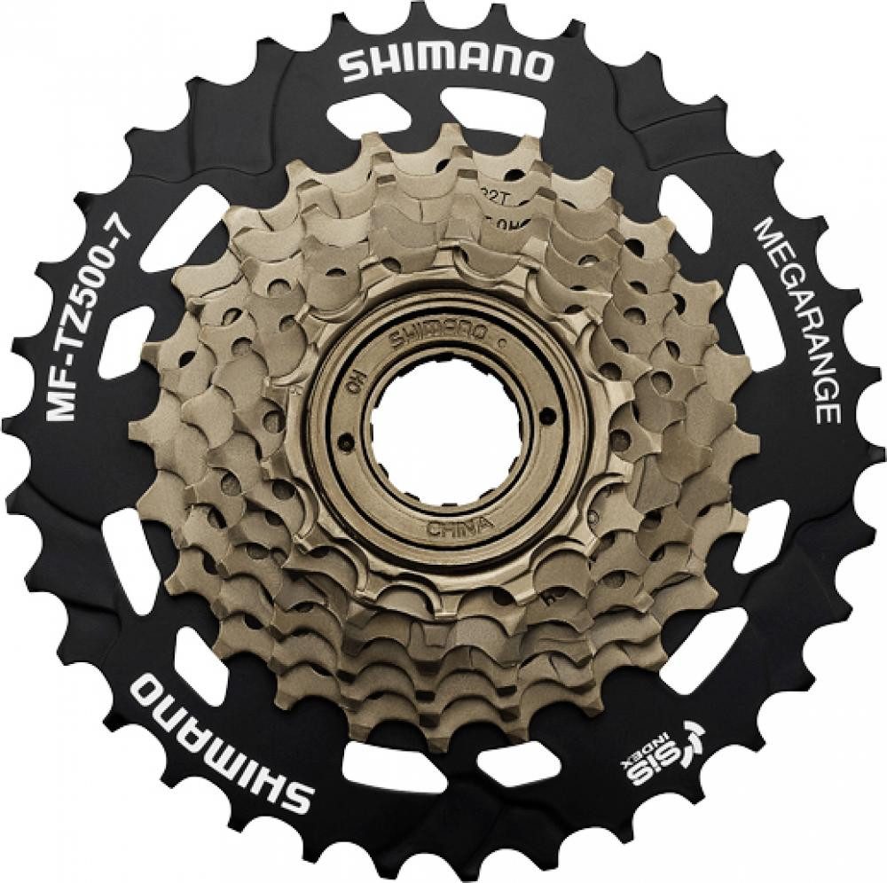 Shimano Zahnkranz Shimano TZ500 Schraub-Zahnkranz 7-fach 14-34 Zähne - zuverlässige Scha