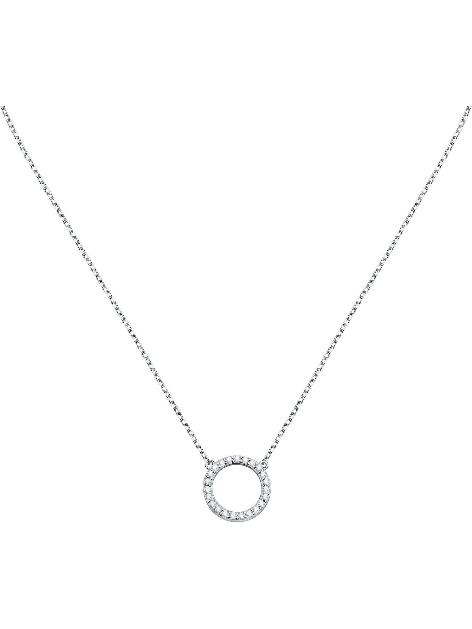 CHRIST Silberkette CHRIST Damen-Kette 925er Silber, recycelt Zirkonia