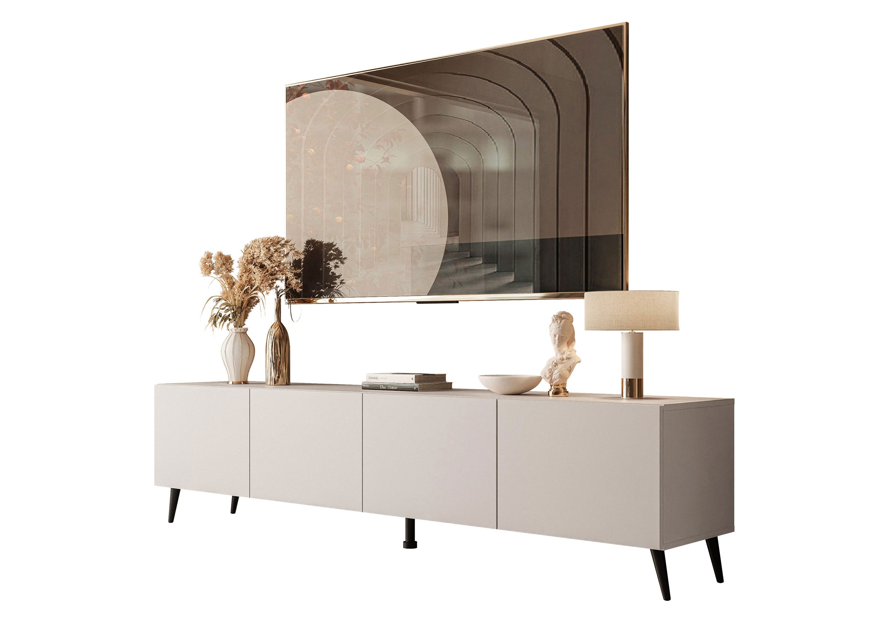 Lookway Lowboard COLGANTE KASCHMIR 200 cm TV Schrank mit Beinen günstig online kaufen