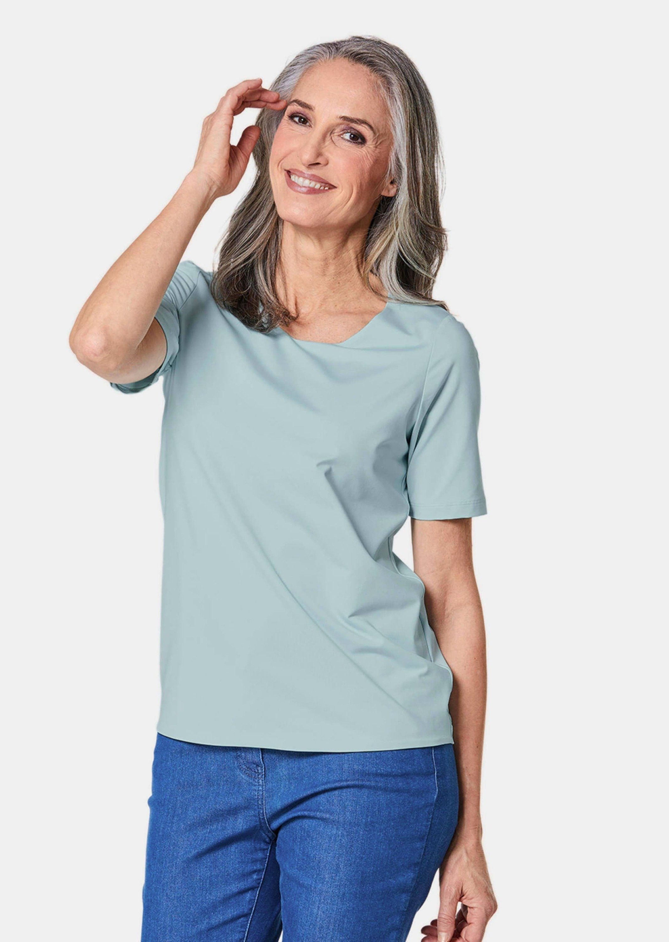 GOLDNER T-Shirt Gepflegtes Shirt in formstabiler günstig online kaufen