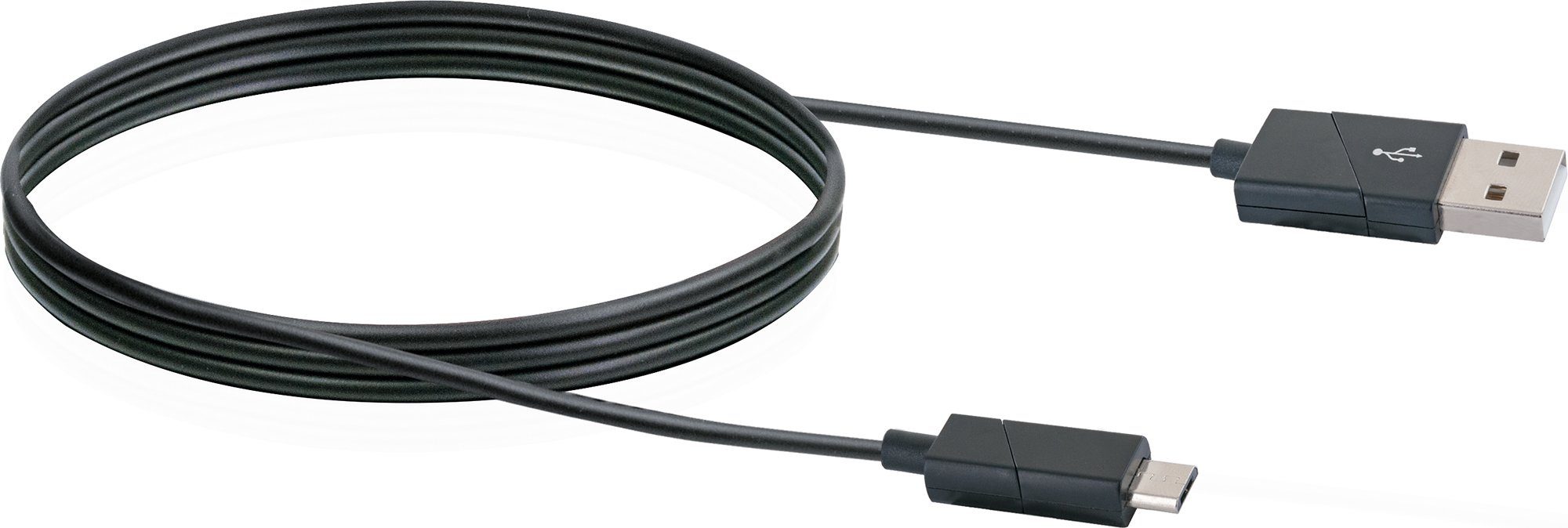 Schwaiger LKW120M 533 Smartphone-Kabel, USB 2.0 A Stecker, USB Micro B Stecker, (120 cm), universal einsetzbar