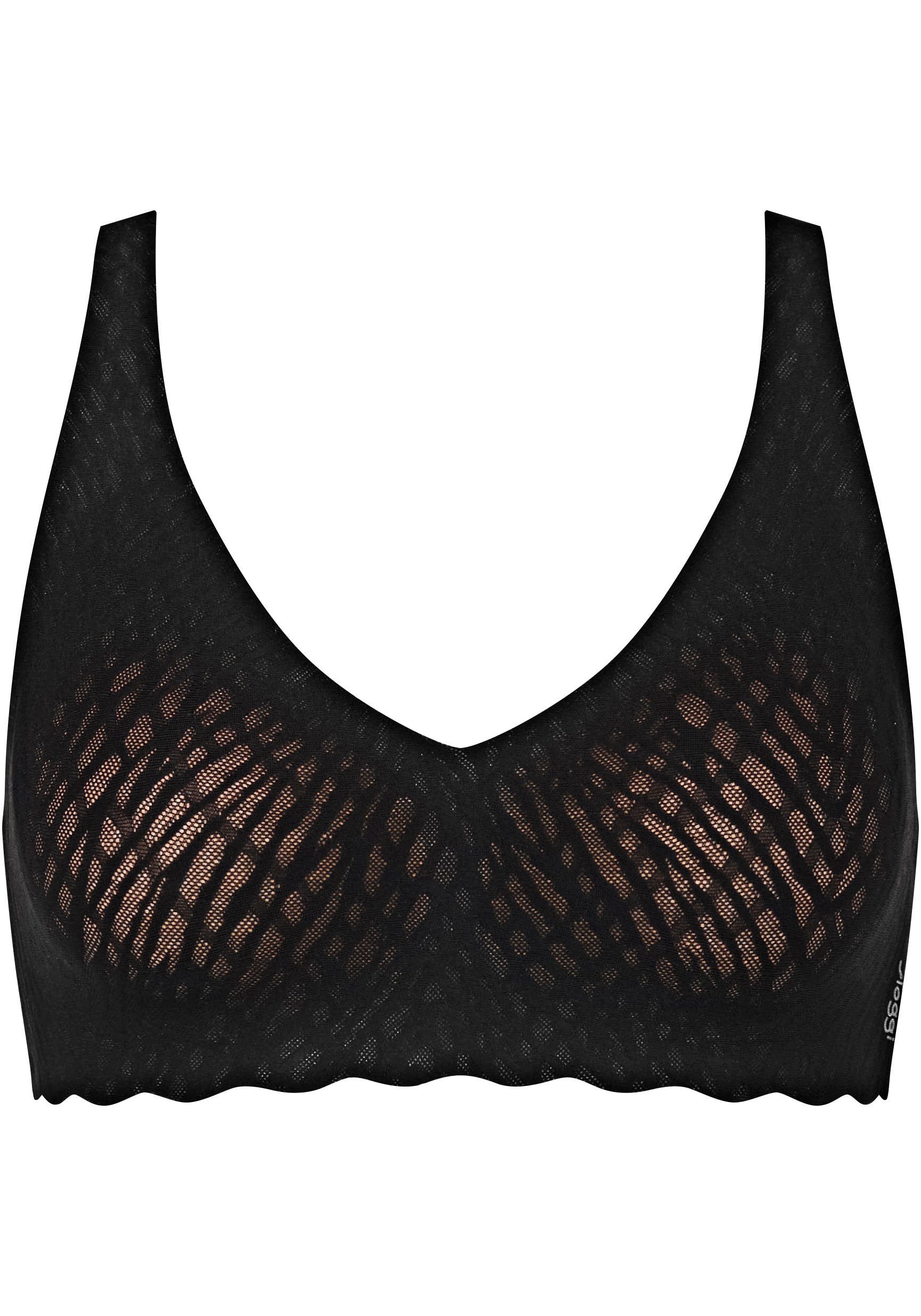 sloggi Bügelloser BH ZERO Feel Bliss Soft bra unsichtbar mit Spitzenoptik