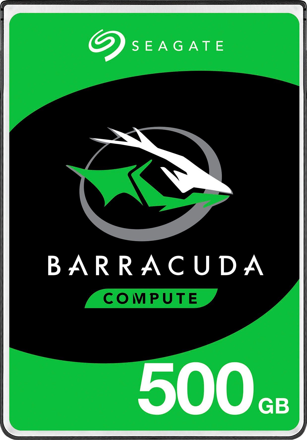 Seagate BarraCuda Mobile HDD-Festplatte (500 GB) 2,5" 140 MB/S Lesegeschwindigkeit, Bulk