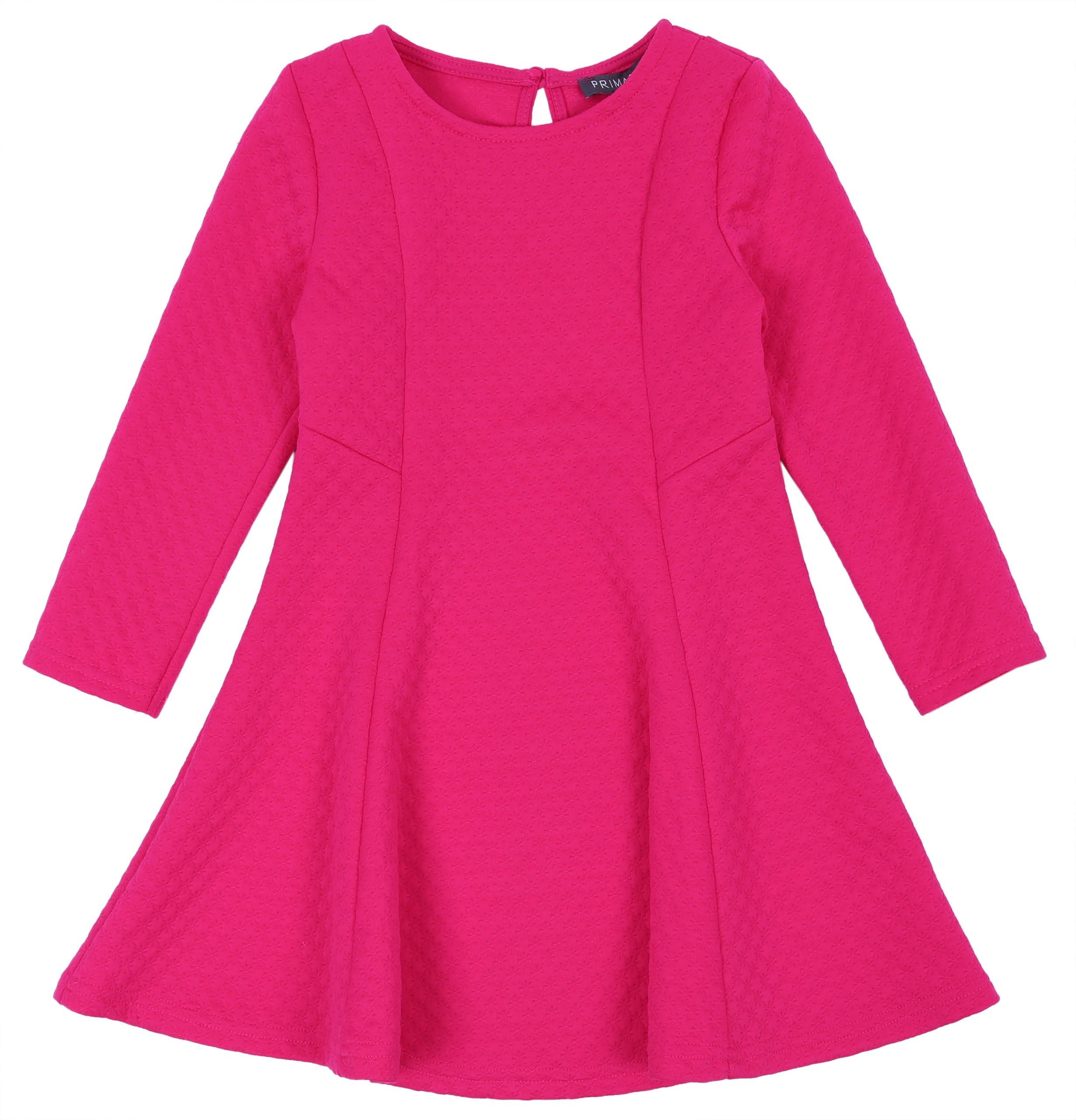Sarcia.eu Midikleid Pinkes, glockenförmiges Kleid mit langen Ärmeln 4-5 Jahre