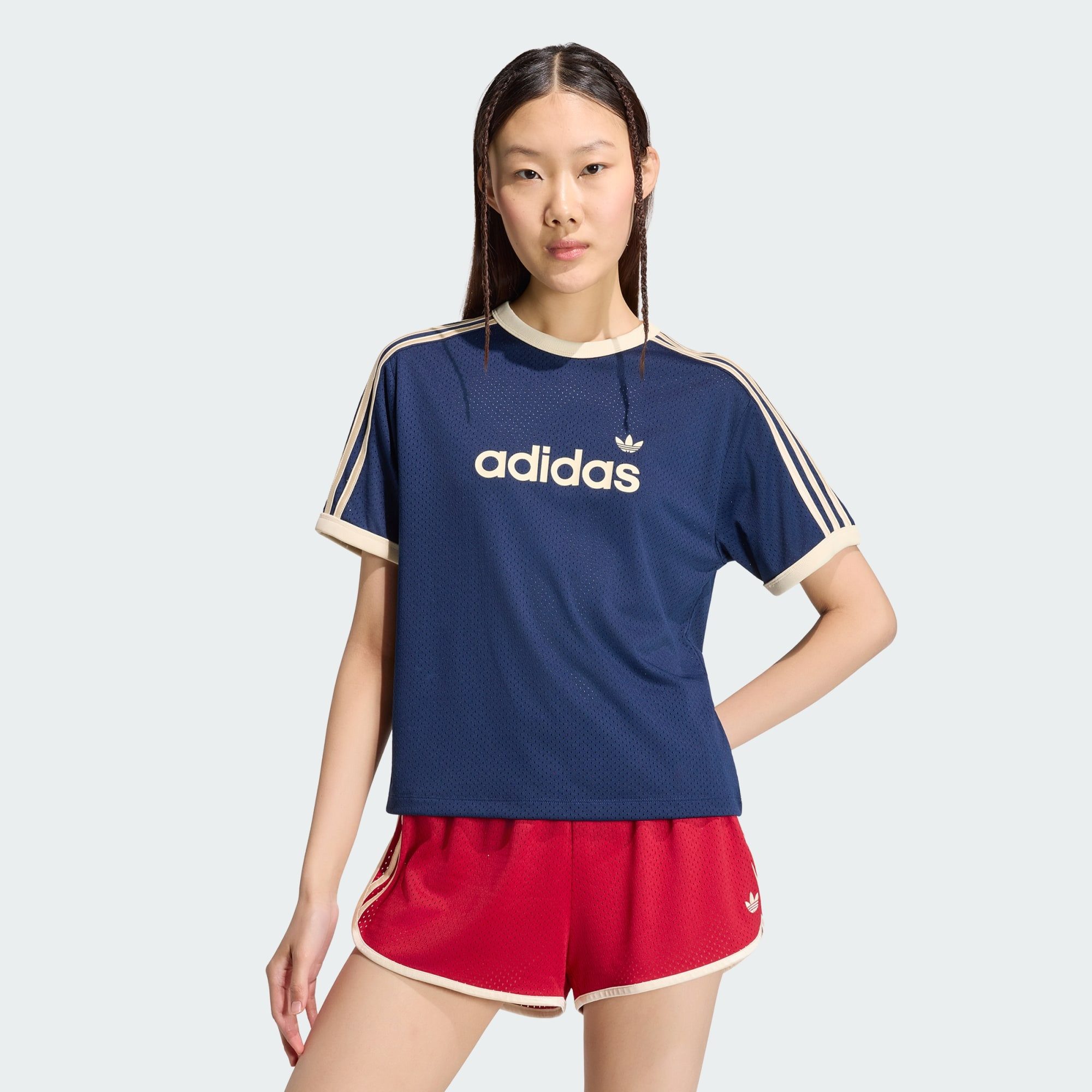 adidas Originals T-Shirt LINEAR MESH T-SHIRT (1-tlg)