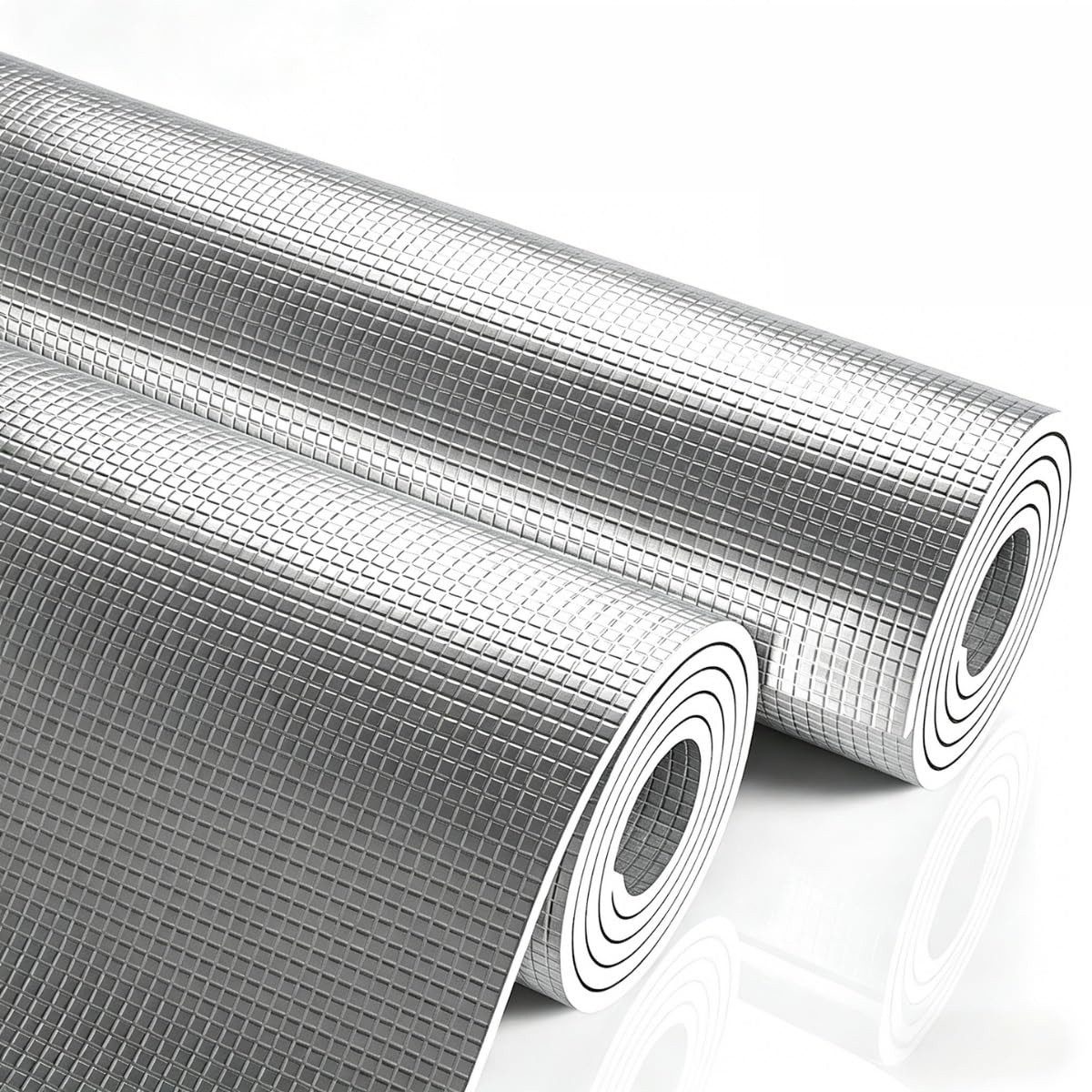 Diwzbyn Sonnenschutz-Fensterfolie Sichtschutz Wärmeisolierung Reflektierende Fensterfolie,UV-Schutz, Sonnenschutzfolie Fenster,Aluminiumfolie Isolierfolie
