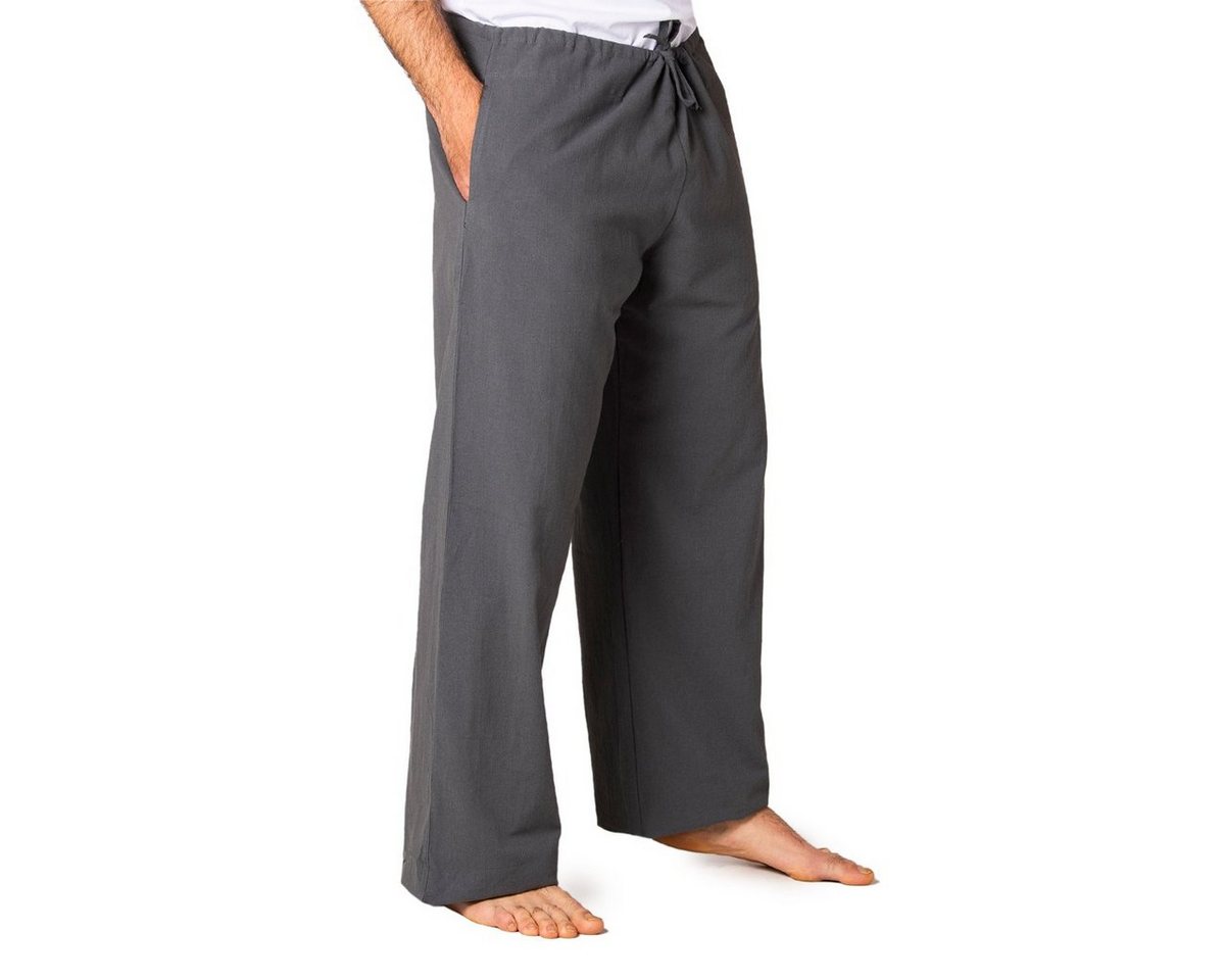 PANASIAM Stoffhose Bequeme Unisex Stoffhose aus feiner Baumwolle für Damen und Herren Freizeithose mit Taschen Relaxhose in großer Farbauswahl