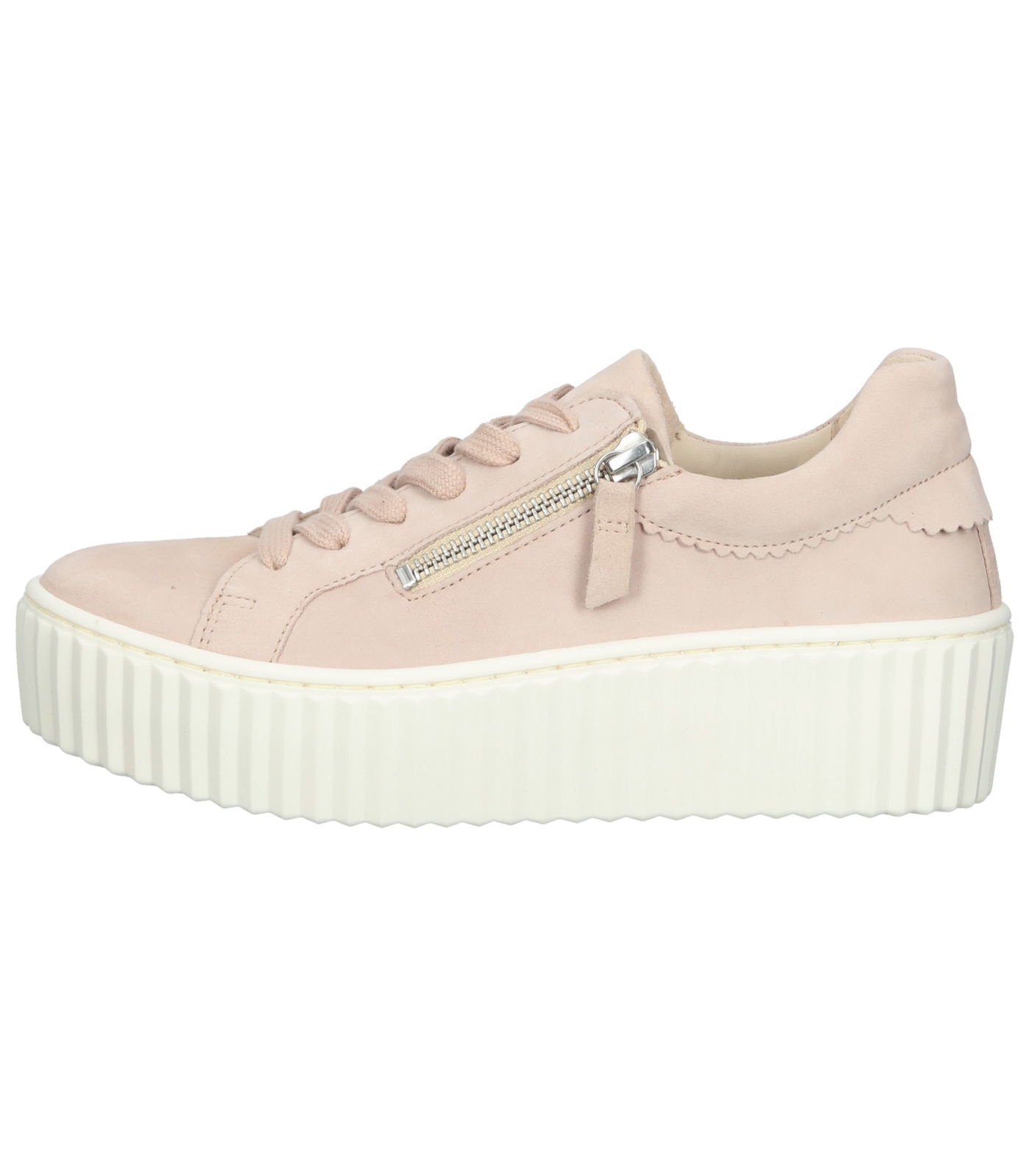 Rosa Leder Gabor Sneaker Plateausneaker