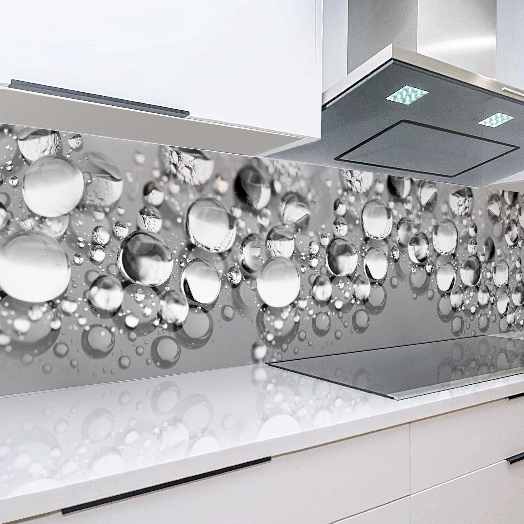 Rodnik Küchenrückwand Tautropfen, ABS-Kunststoff Platte Monolith in DELUXE Qualität mit Direktdruck