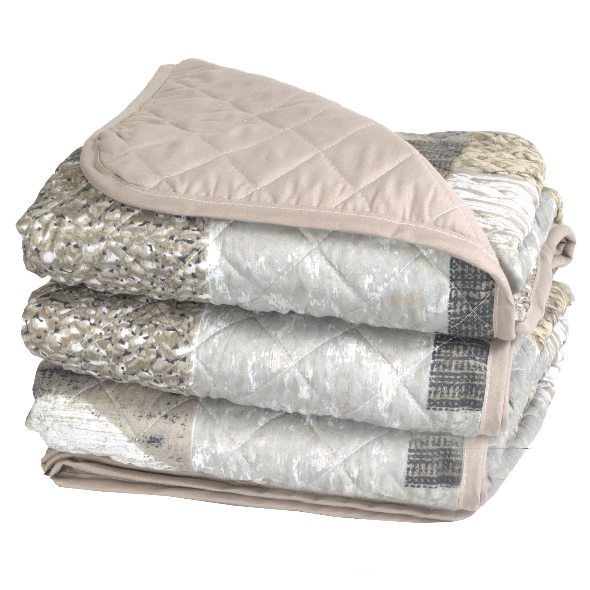 Delindo Lifestyle Tagesdecke Herzen, Patchwork Bettüberwurf, weich wattiert günstig online kaufen