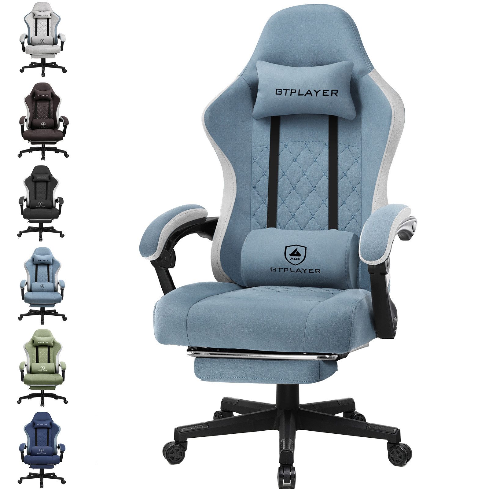 GTPLAYER Gaming-Stuhl Ergonomischer Gaming Sessel Schreibtischstuhl günstig online kaufen