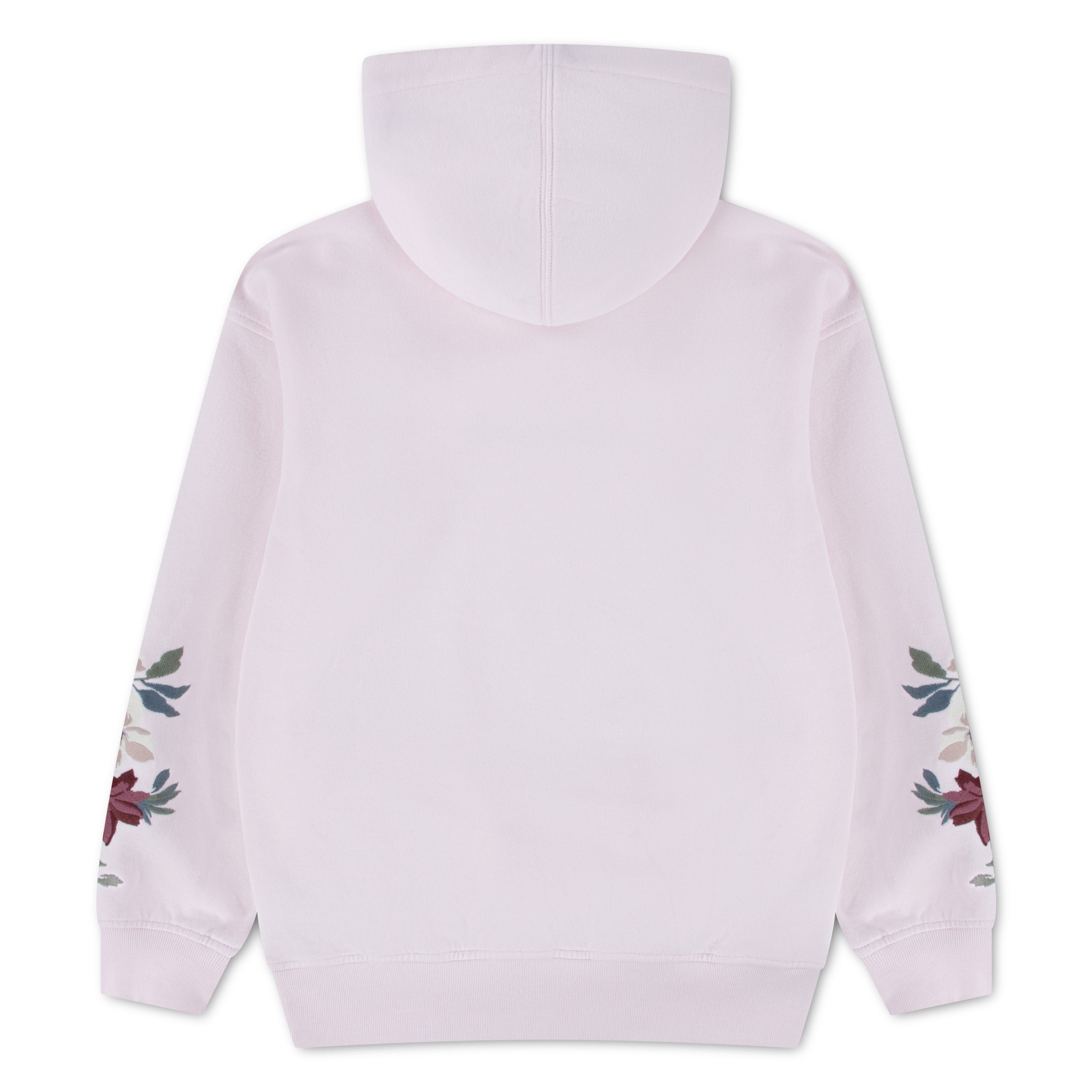 Abercrombie Kids Kapuzensweatshirt AFG EMB LEGGING FRIENDLY PO HO mit floralen Stickereien und Logo-Stickerei - for Girls – Bild 2 von 4