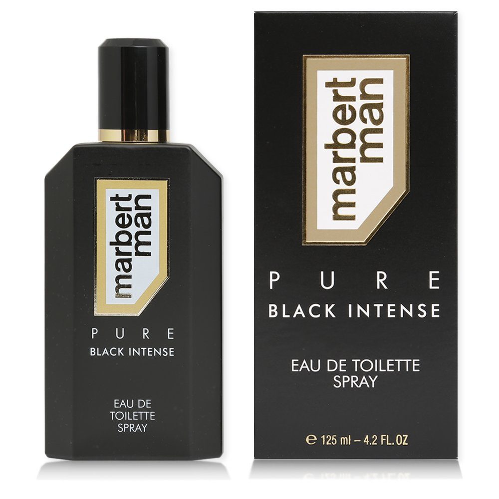 Marbert Eau de Pure ml 125 Black de Toilette Intense Man Toilette Eau Marbert