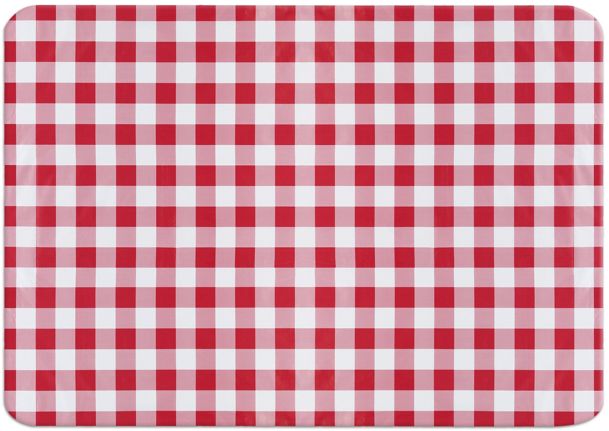 Tischdecke rot/weiß & 140x180 zuschneidbar Maximex cm witterungsbeständig, (1-tlg),
