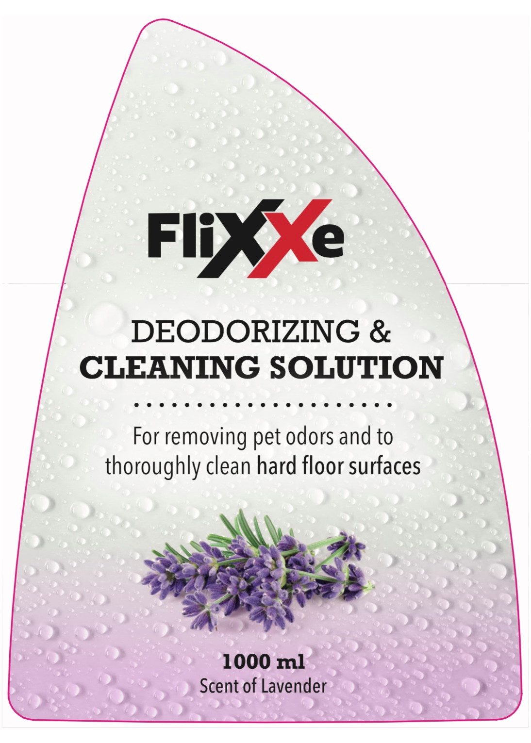 FliXXe Multi-Oberflächenreiniger Fussbodenreiniger (1 Liter Flasche Zitronenduft, Streifenfrei)