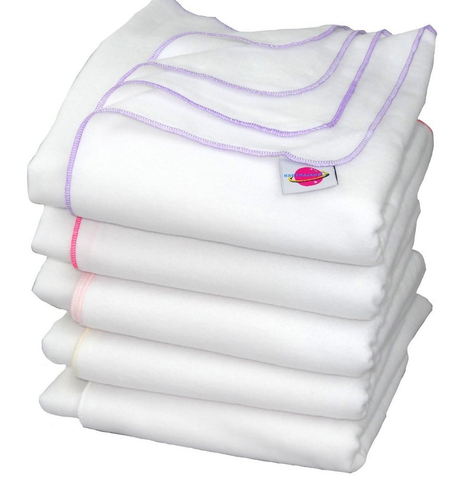 Babymajawelt Spucktuch Ultraweiche Baby Molton Tücher 80x80cm - Spucktücher Stoffwindeln, (Set, 5-tlg., Saugfähige Waschbare Moltonwindeln), Inkontinenz, Wickeln, Windeln, Sichtschutz. EU-Qualität