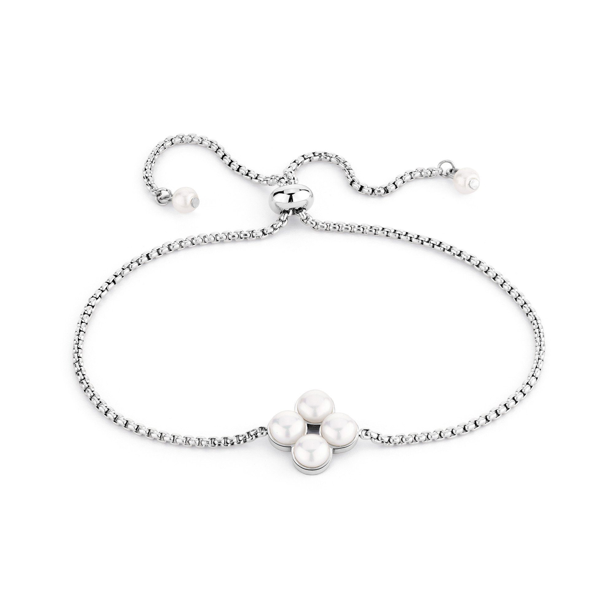Tamaris Armband The Flower Pearl Edelstahl