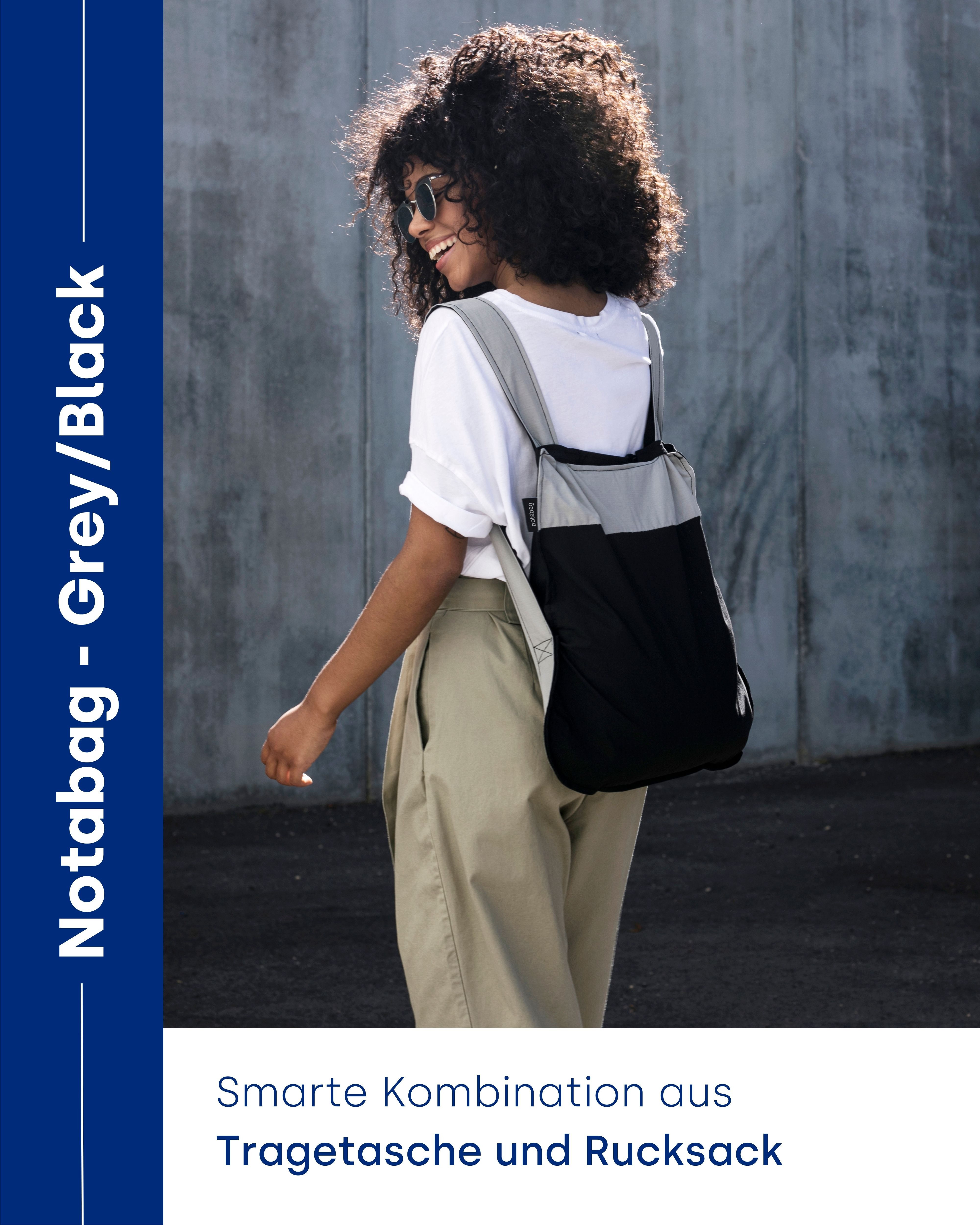 Notabag Umhängetasche Original 2 in 1 Handtasche – Wasserabweisend und falt günstig online kaufen