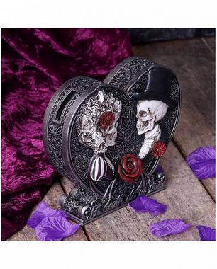 Horror-Shop Dekofigur Bis dass der Tod uns scheidet Gothic Skelett Spard