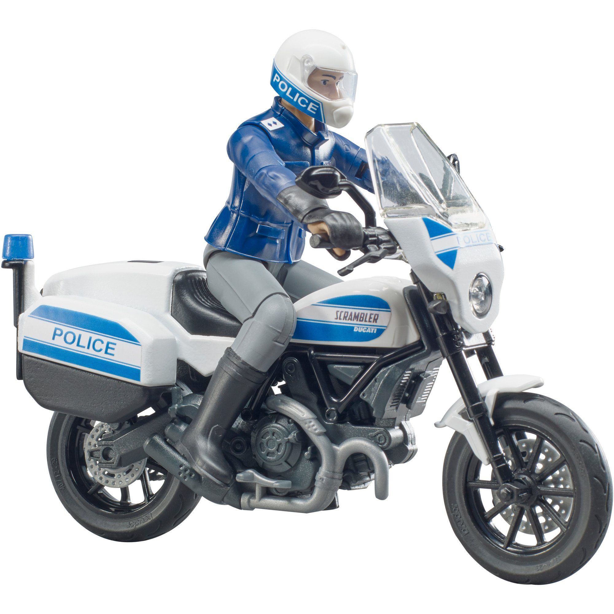 Bruder® Spielzeug-Auto bruder bworld Scrambler Ducati Polizeimotorrad