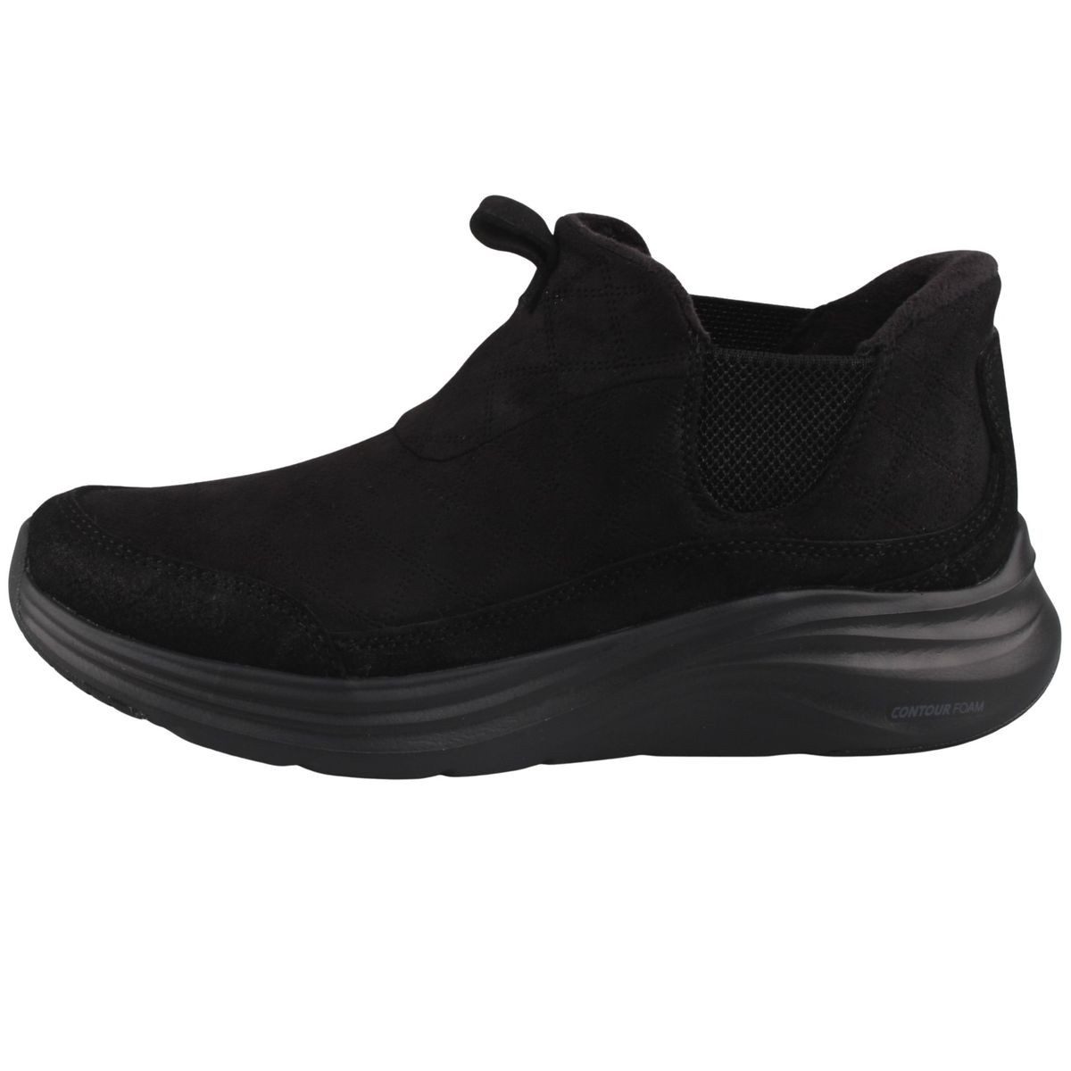 Skechers 168173-BBK Slipper Slip-in-Halbschuh mit schmutzabweisendem Velourleder – Bild 3 von 5