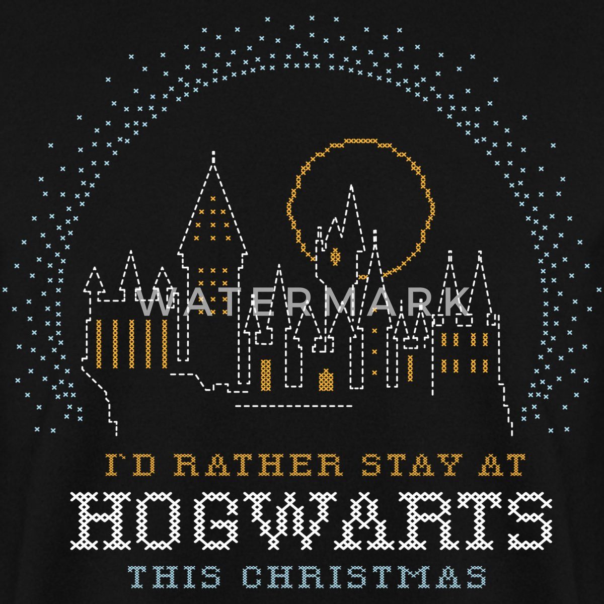 Spreadshirt Sweatshirt Harry Potter Hogwarts Christmas Zitat Unisex Pullover (1-tlg)