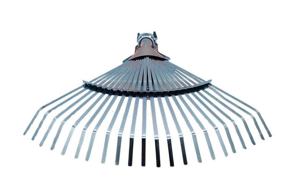 Polar Garten Laubbesen Laubbesen 2516-FT verzinkter Besen, (1 St), verstellbare Arbeitsbreite