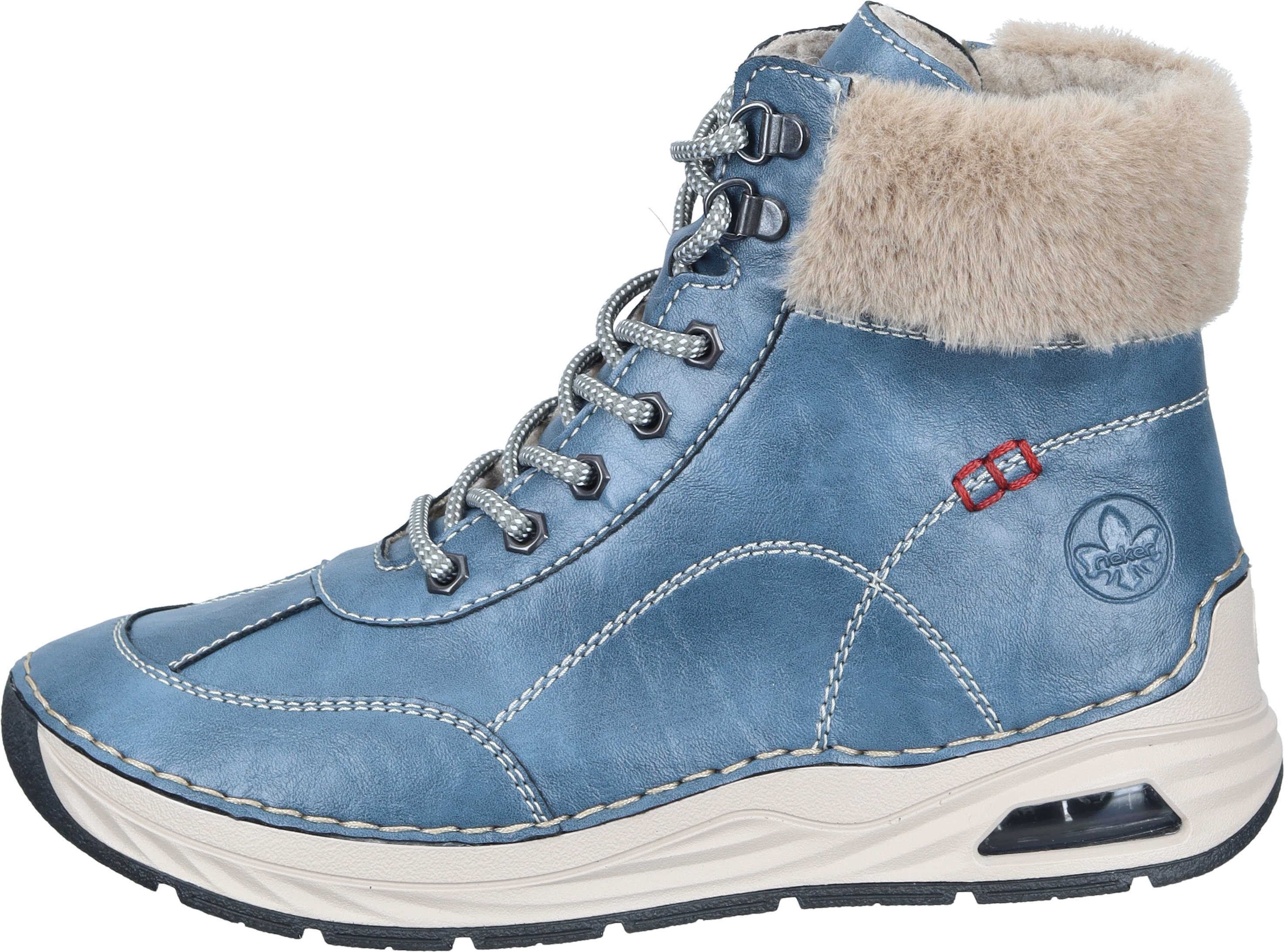 Rieker Stiefel Schnürstiefelette aus strapazierfähigem Synthetik günstig online kaufen
