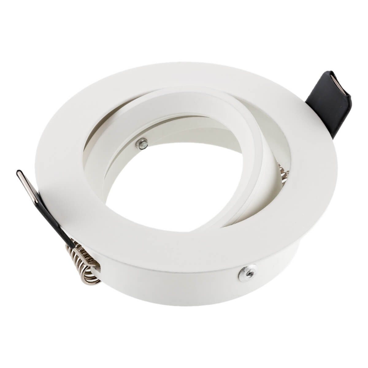 SEBSON LED Einbaustrahler Einbaustrahler inkl. GU10 Fassung, Lochdurchmesser 75mm, flach 25mm, schwenkbar, GU10 Fassung (ohne Leuchtmittel), Aluminium Deckenspot