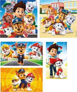 Clementoni® Puzzle Supercolor, PAW Patrol 10 in1, 330 Puzzleteile, Made in Europe; FSC® - schützt Wald - weltweit